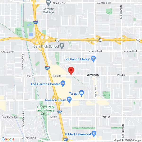 map of the area